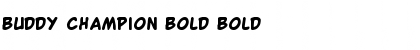 Buddy Champion Bold Bold Font