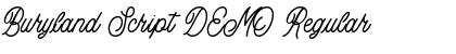 Buryland Script DEMO Font