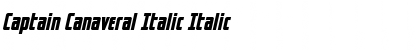 Captain Canaveral Italic Italic Font