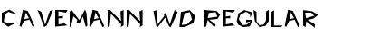Cavemann Wd Regular Font