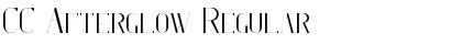 CC Afterglow Regular Font