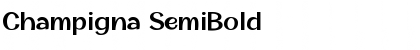 Champigna SemiBold Font
