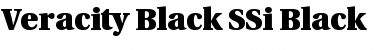 Veracity Black SSi Black Font