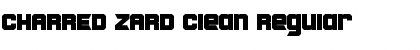 CHARRED ZARD Clean Font