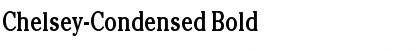 Chelsey-Condensed Bold Font