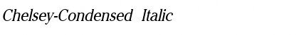 Chelsey-Condensed Italic