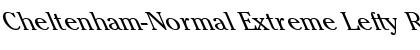 Cheltenham-Normal Extreme Lefty Font