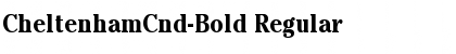 CheltenhamCnd-Bold Font