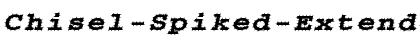 Chisel-Spiked-Extended Font