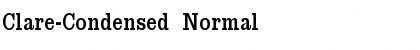 Clare-Condensed Normal