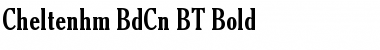 Cheltenhm BdCn BT Bold Font