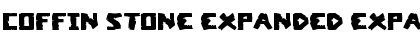 Coffin Stone Expanded Font