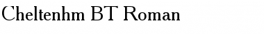 Cheltenhm BT Roman Font