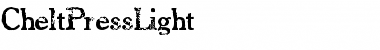 CheltPressLight Font