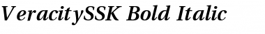 VeracitySSK Bold Italic