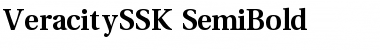 VeracitySSK SemiBold Font