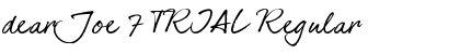 dearJoe 7 TRIAL Font