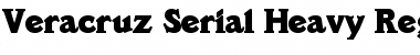 Veracruz-Serial-Heavy Regular Font
