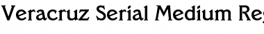 Veracruz-Serial-Medium Regular Font