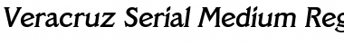 Veracruz-Serial-Medium RegularItalic