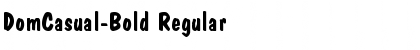 DomCasual-Bold Font