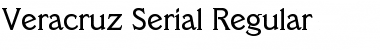 Veracruz-Serial Regular Font