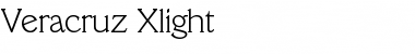 Veracruz-Xlight Regular Font