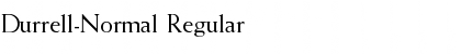 Durrell-Normal Font