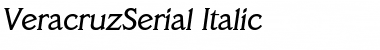 VeracruzSerial Font