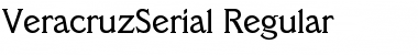 VeracruzSerial Regular Font