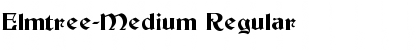 Elmtree-Medium Regular Font