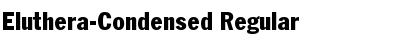 Eluthera-Condensed Regular Font