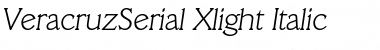 VeracruzSerial-Xlight Italic