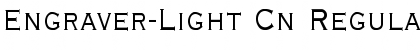 Engraver-Light Cn Regular Font