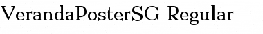 VerandaPosterSG Regular Font
