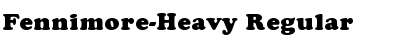 Fennimore-Heavy Regular Font