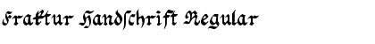 Fraktur Handschrift Font