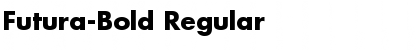 Futura-Bold Regular Font