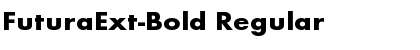 FuturaExt-Bold Regular Font