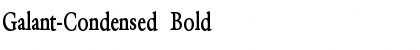 Galant-Condensed Font