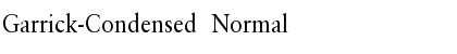 Garrick-Condensed Font