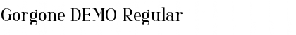 Gorgone DEMO Regular Font