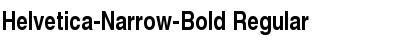 Helvetica-Narrow-Bold Font