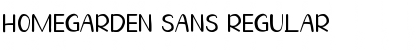 Homegarden Sans Regular Font