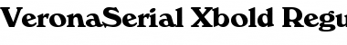 VeronaSerial-Xbold Regular Font