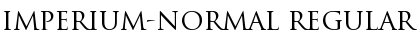Imperium-Normal Font