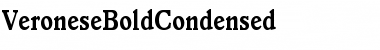 VeroneseBoldCondensed Medium Font