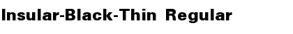 Insular-Black-Thin Font