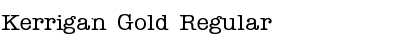 Kerrigan Gold Regular Font
