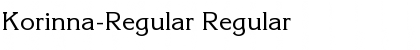 Korinna-Regular Regular Font